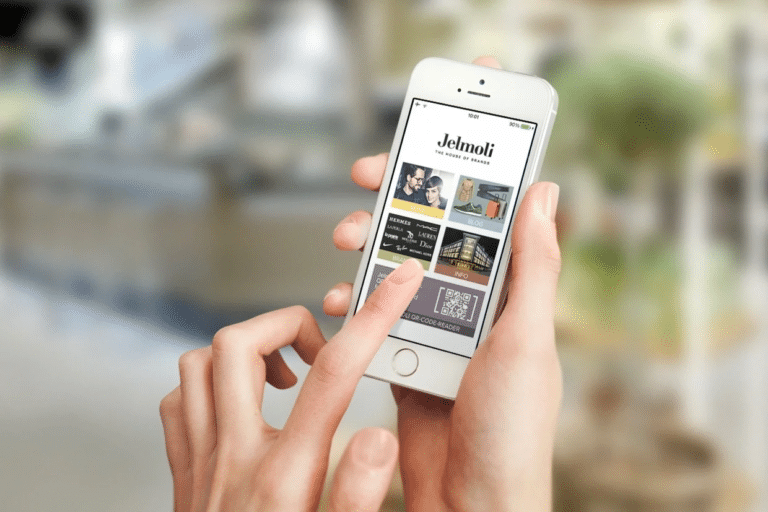 jelmoli app auf dem mobiltelefon