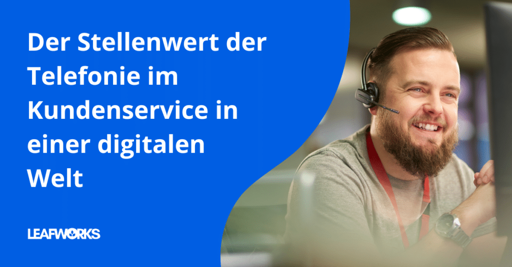 Kundenservice am Telefon