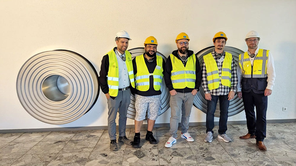 SAP Anbindung an Zendesk in 3 Tagen - Hackathon ThyssenKrupp Rasselstein Impressionen Werksführung