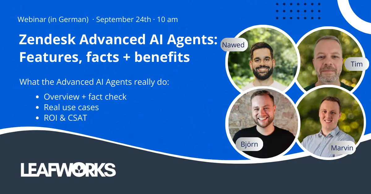 Webinar: Zendesk Advanced AI Agents