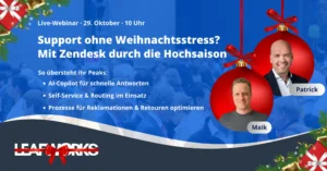 Webinar Mit Zendesk durch die Hochsaison