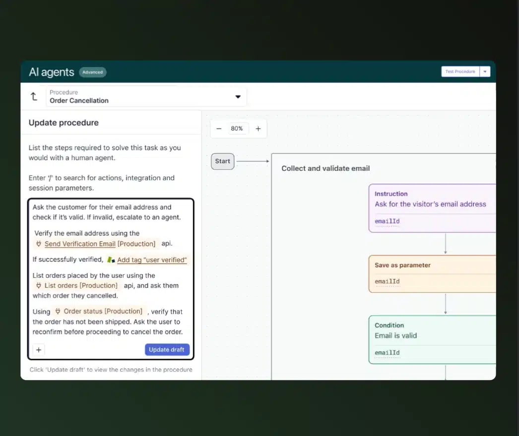 Klartext-Beschreibung als AI Prompts bei Zendesk