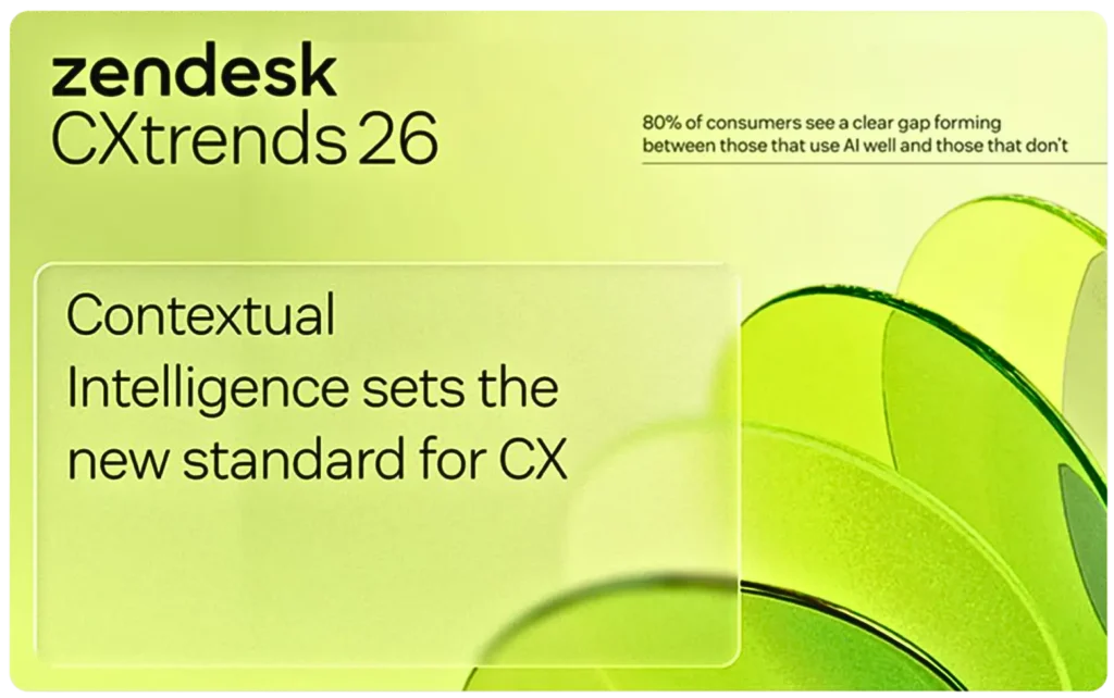 Zendesk CX Trends 2026: Contextual intelligence
