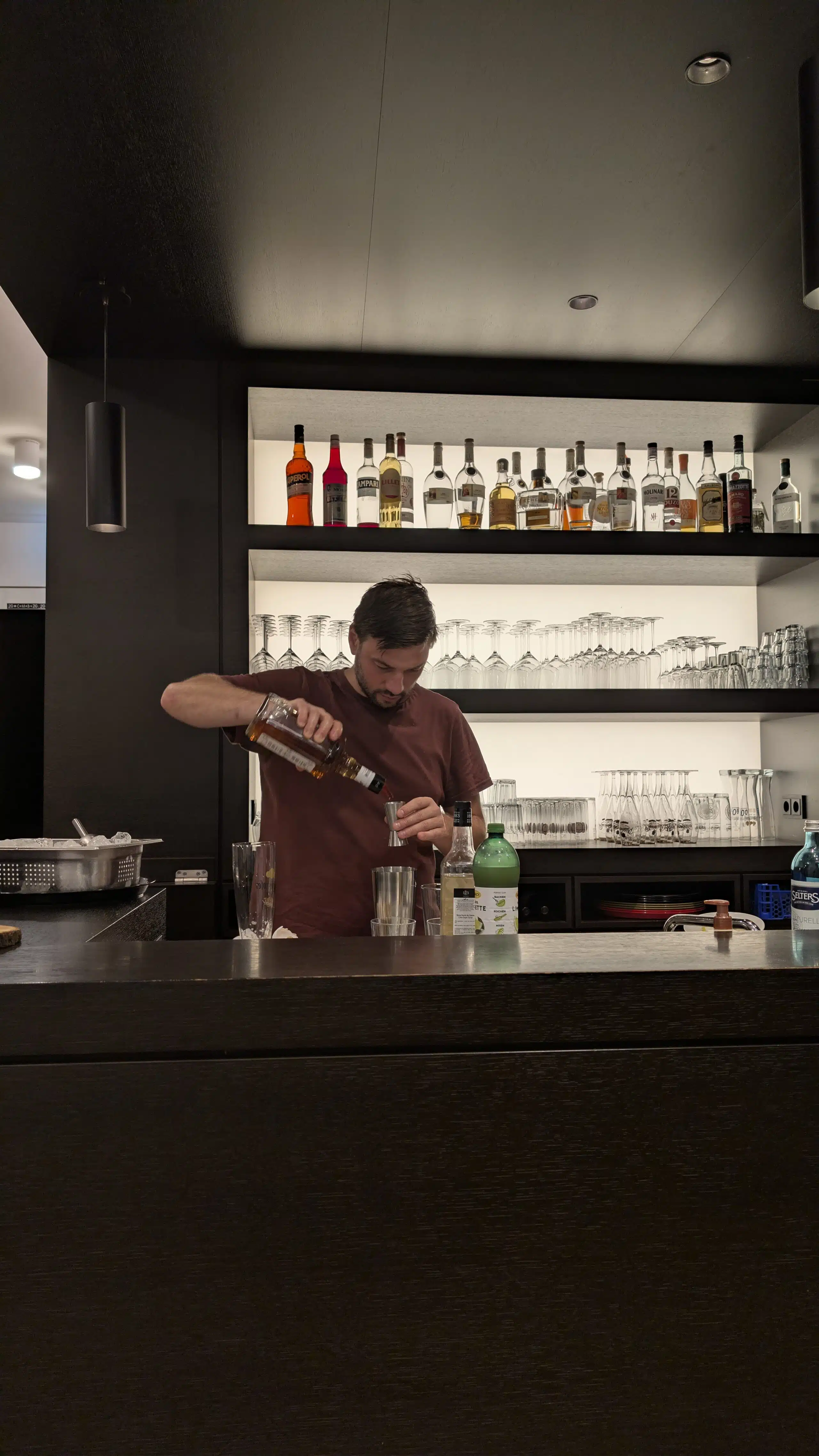 Georg at the bar